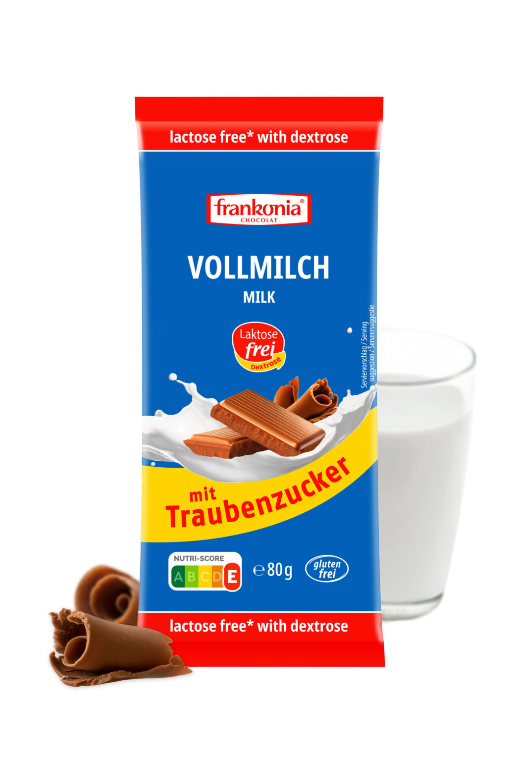 Vollmilch Dextrose laktosefrei* - Frankonia Schokoladenwerke